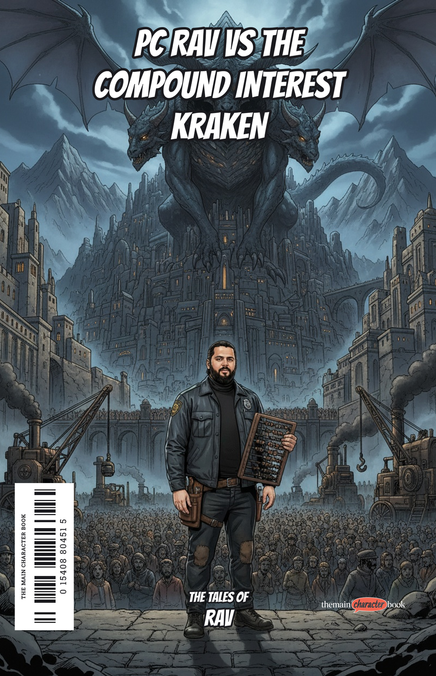 PC Rav vs the Compound Interest Kraken — personalised front cover