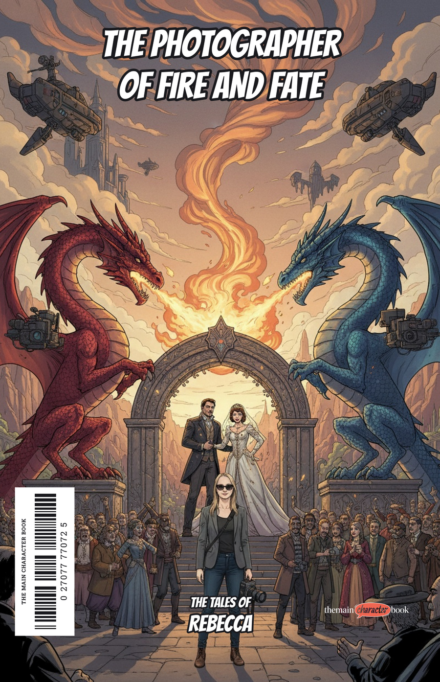 The Photographer of Fire and Fate — personalised front cover