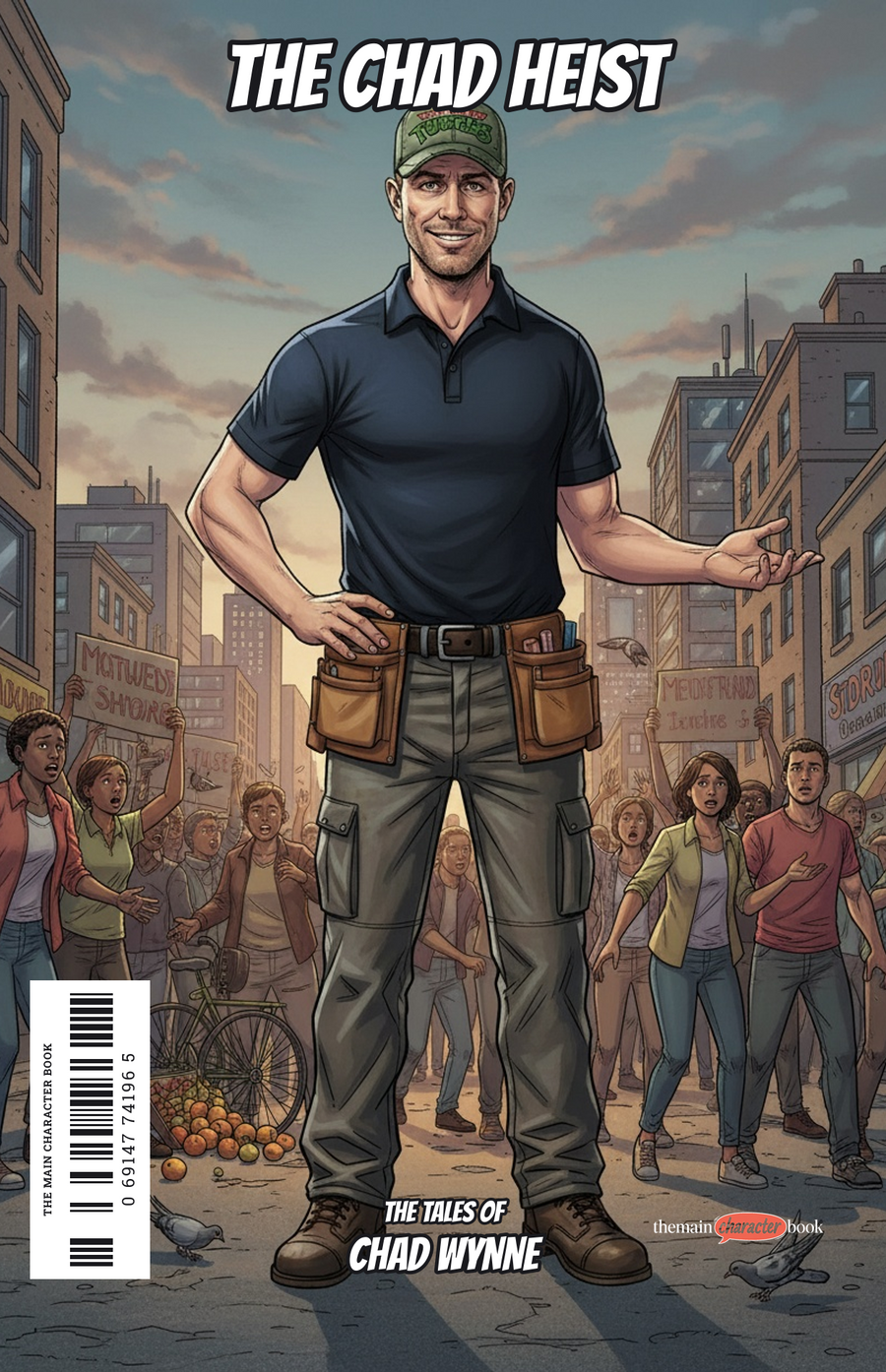 The Chad Heist — personalised front cover