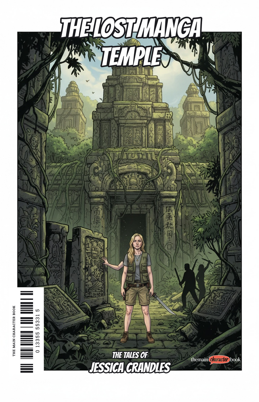 The Lost Manga Temple — personalised front cover