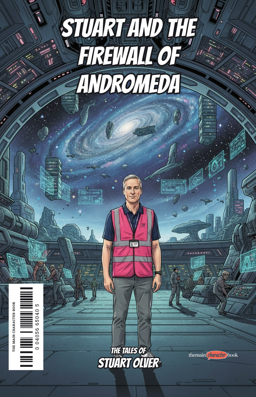 Stuart and the Firewall of Andromeda — personalised front cover