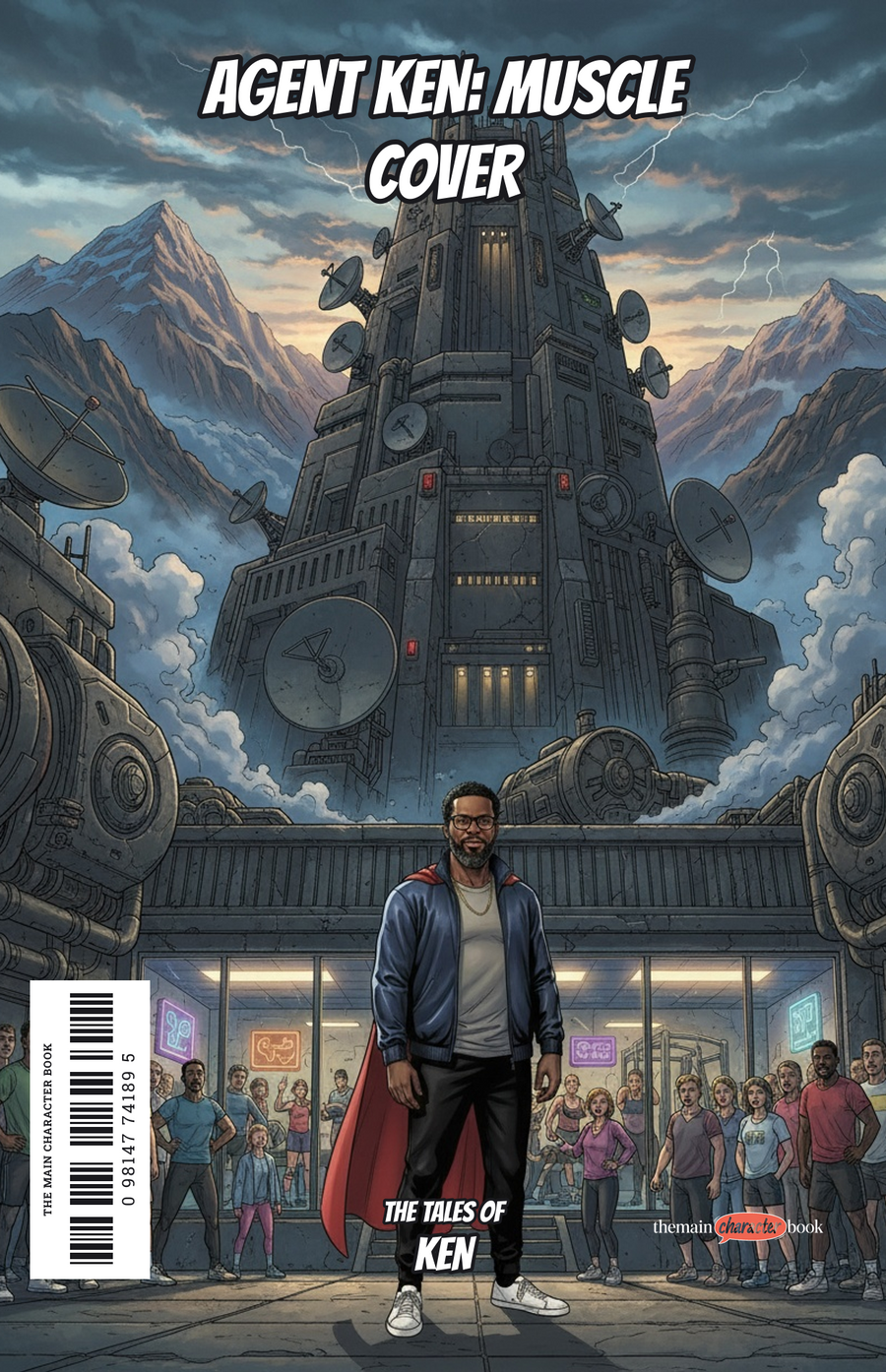 Agent Ken: Muscle Cover — personalised front cover
