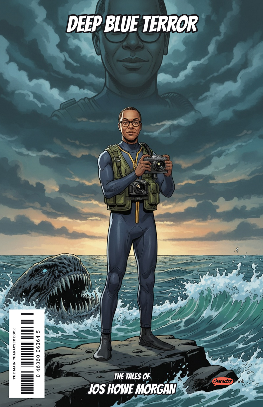 Deep Blue Terror — personalised front cover