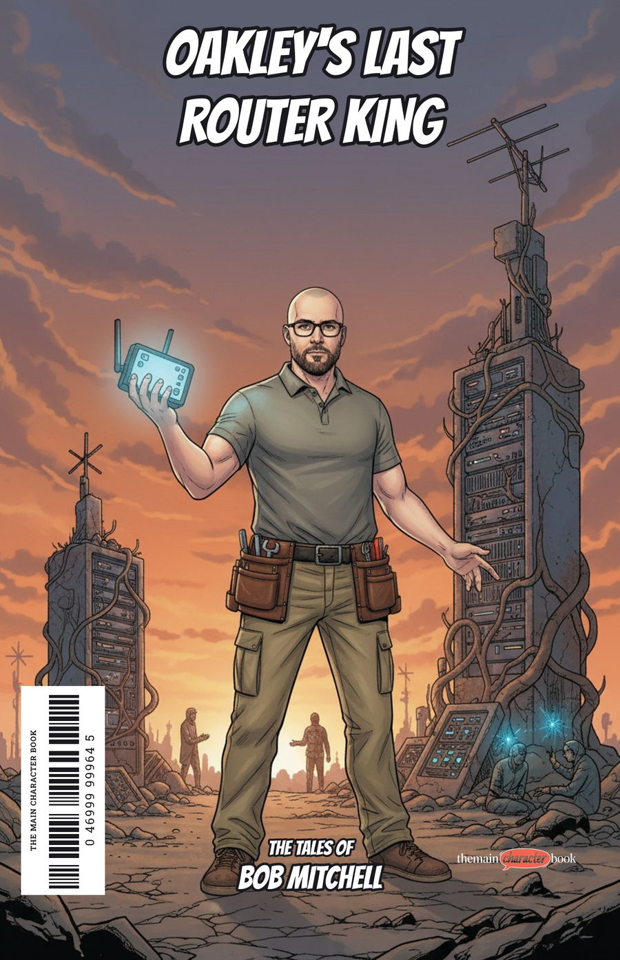 Oakley's Last Router King — personalised front cover
