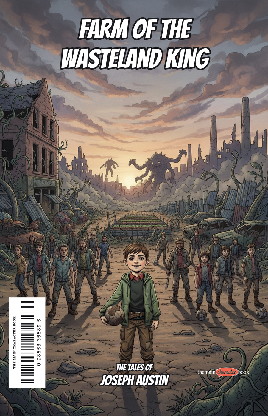 Farm of the Wasteland King — personalised front cover