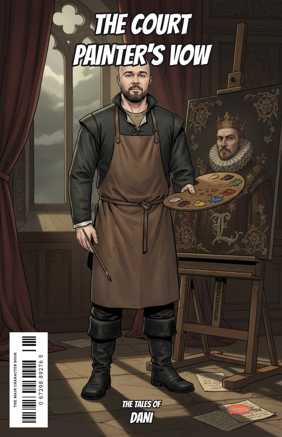 The Court Painter's Vow — personalised front cover