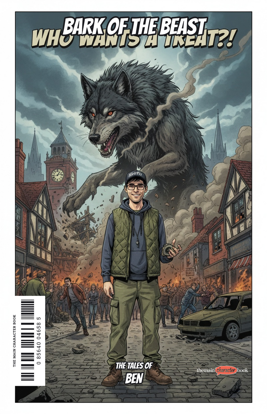 Bark of the Beast — personalised front cover