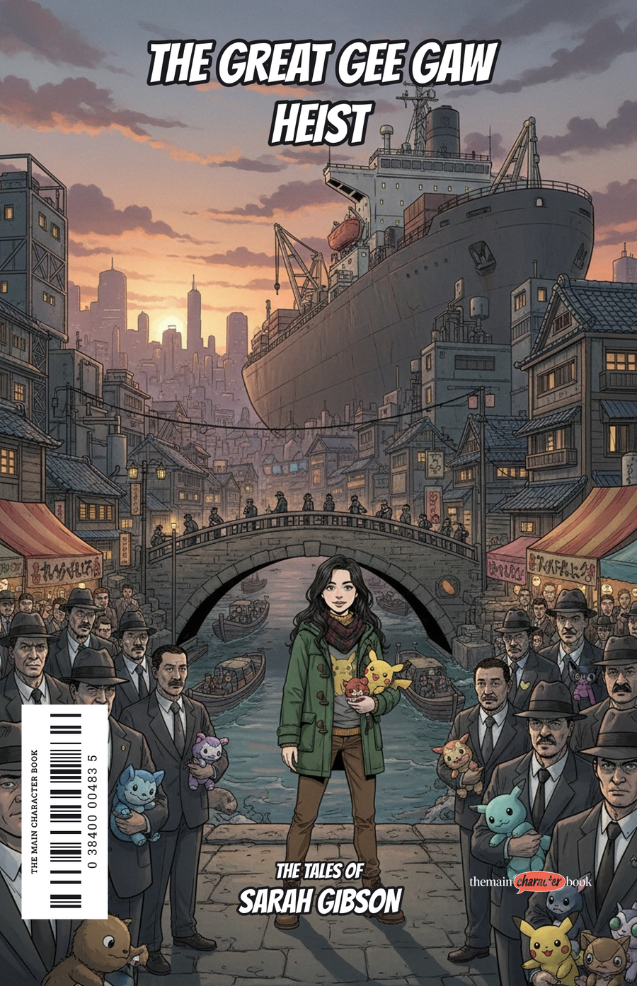 The Great Gee Gaw Heist — personalised front cover