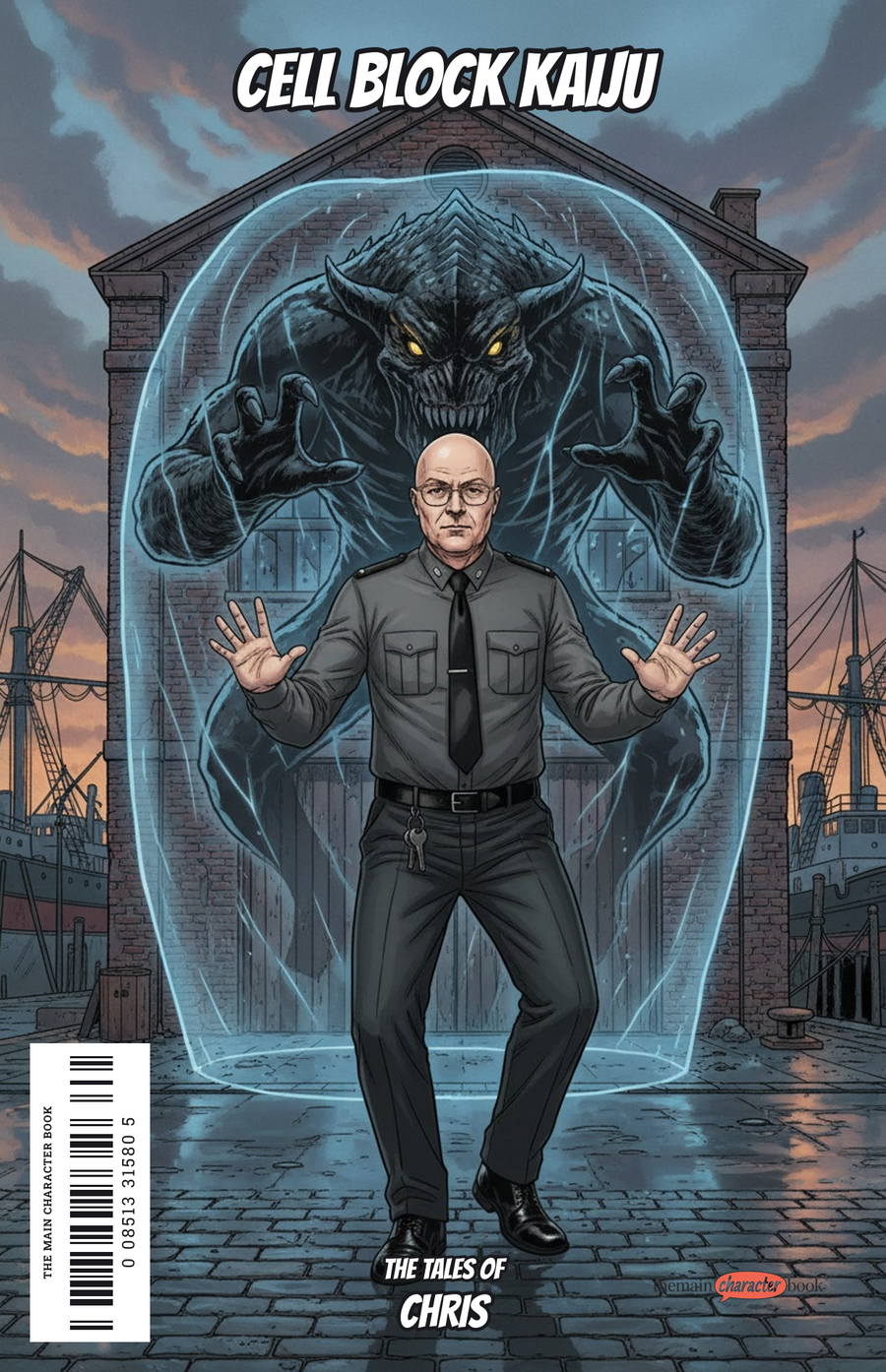 Cell Block Kaiju — personalised front cover