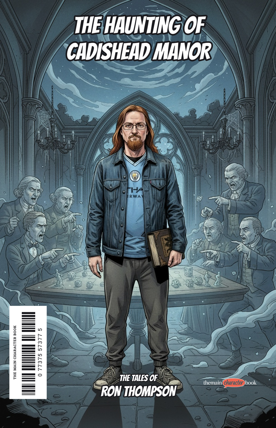 The Haunting of Cadishead Manor — personalised front cover