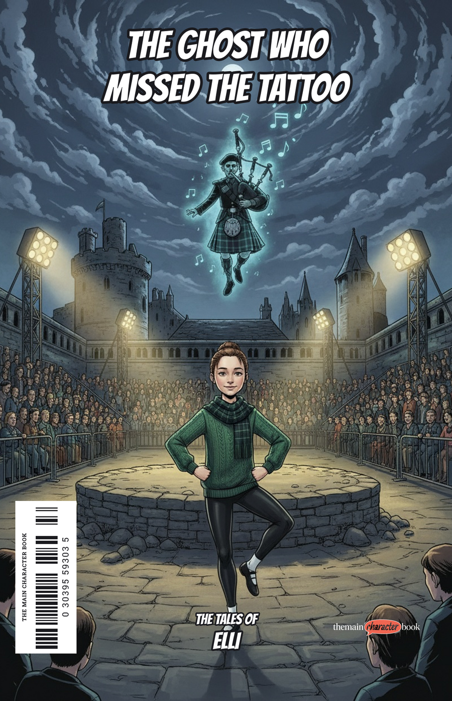The Ghost Who Missed the Tattoo — personalised front cover