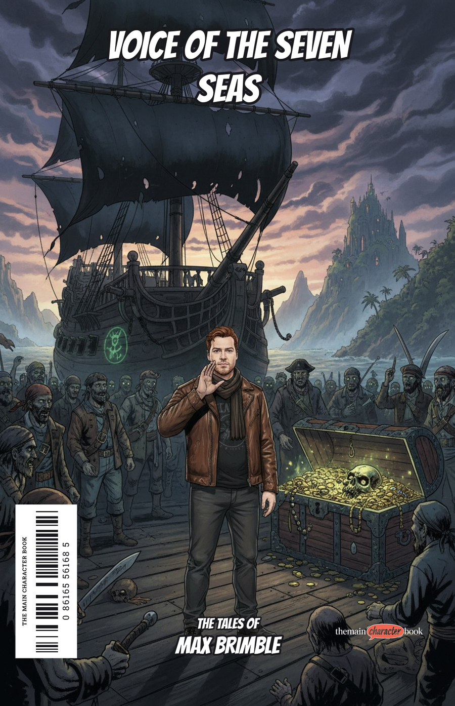 Voice of the Seven Seas — personalised front cover