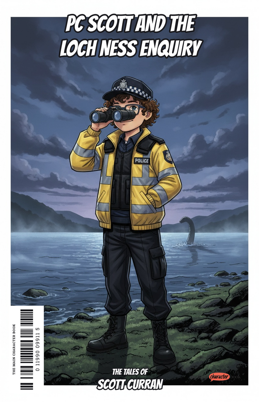 PC Scott and the Loch Ness Enquiry — personalised front cover