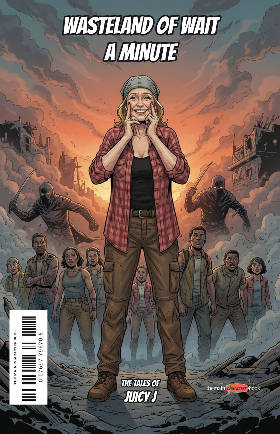 Wasteland of Wait A Minute — personalised front cover