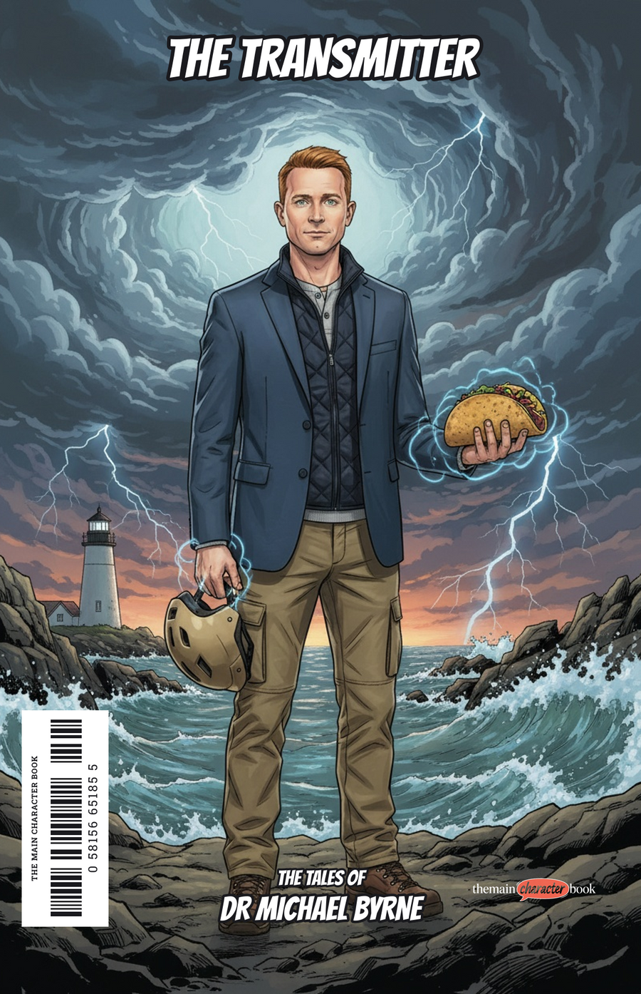 The Transmitter — personalised front cover