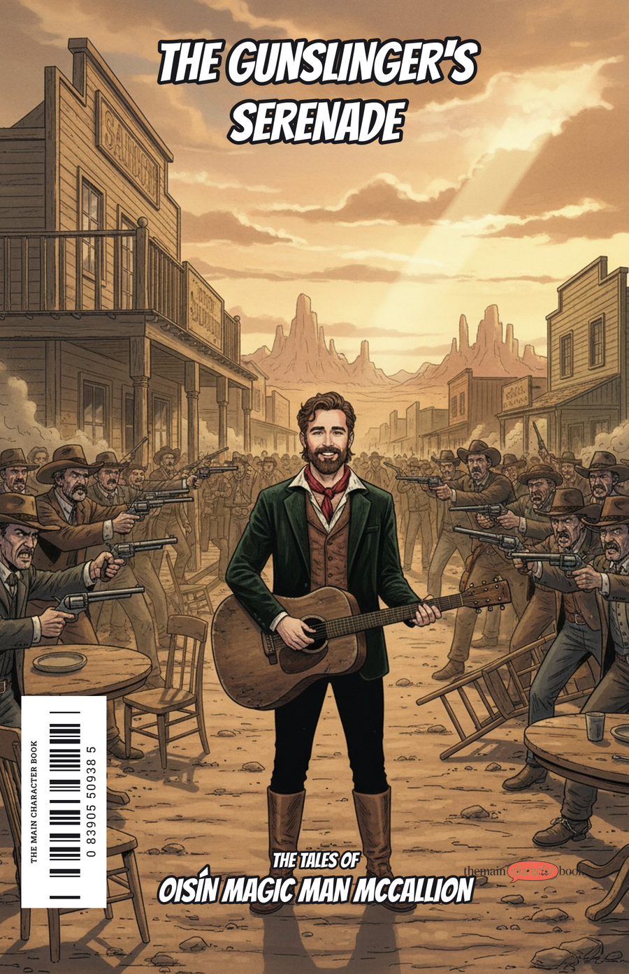 The Gunslinger's Serenade — personalised front cover