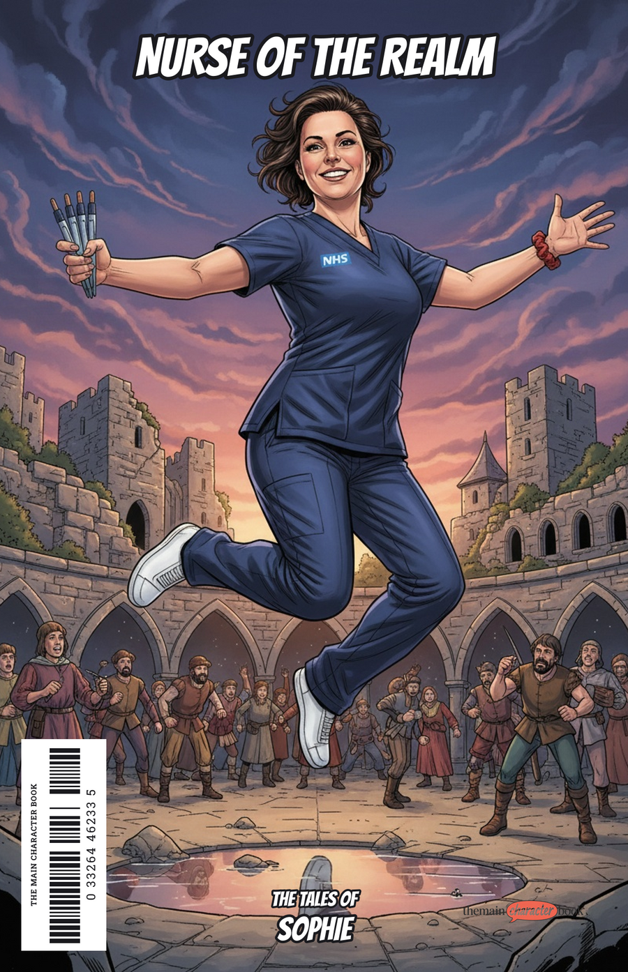 Nurse of the Realm — personalised front cover