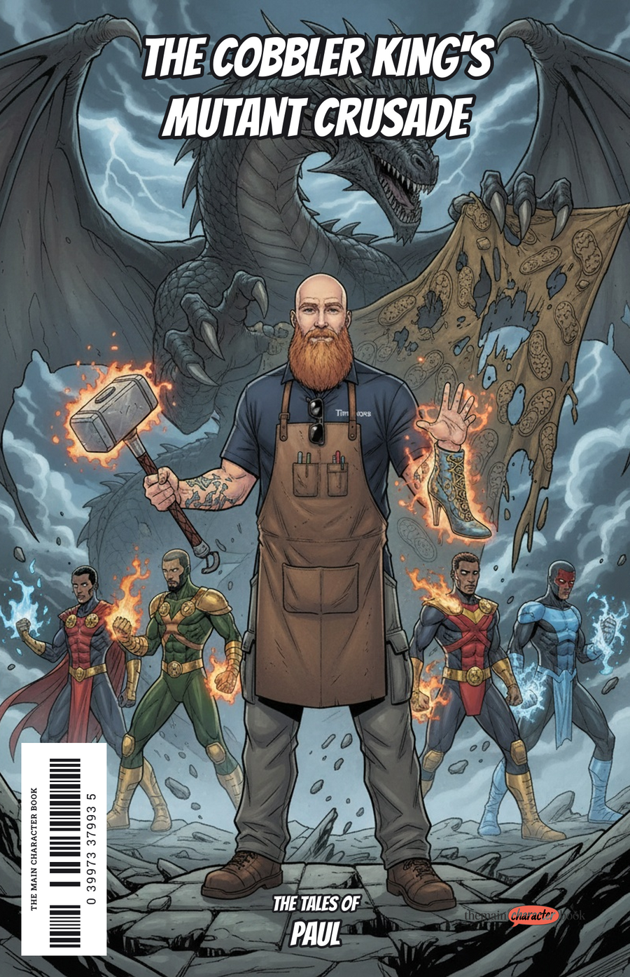 The Cobbler King's Mutant Crusade — personalised front cover