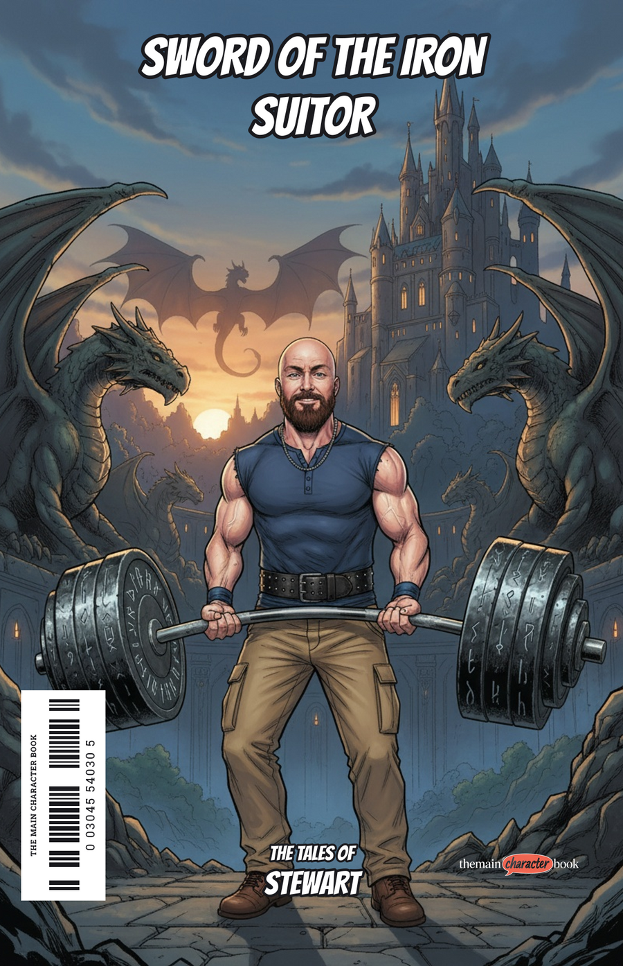 Sword of the Iron Suitor — personalised front cover
