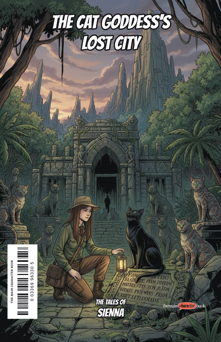 The Cat Goddess's Lost City — personalised front cover