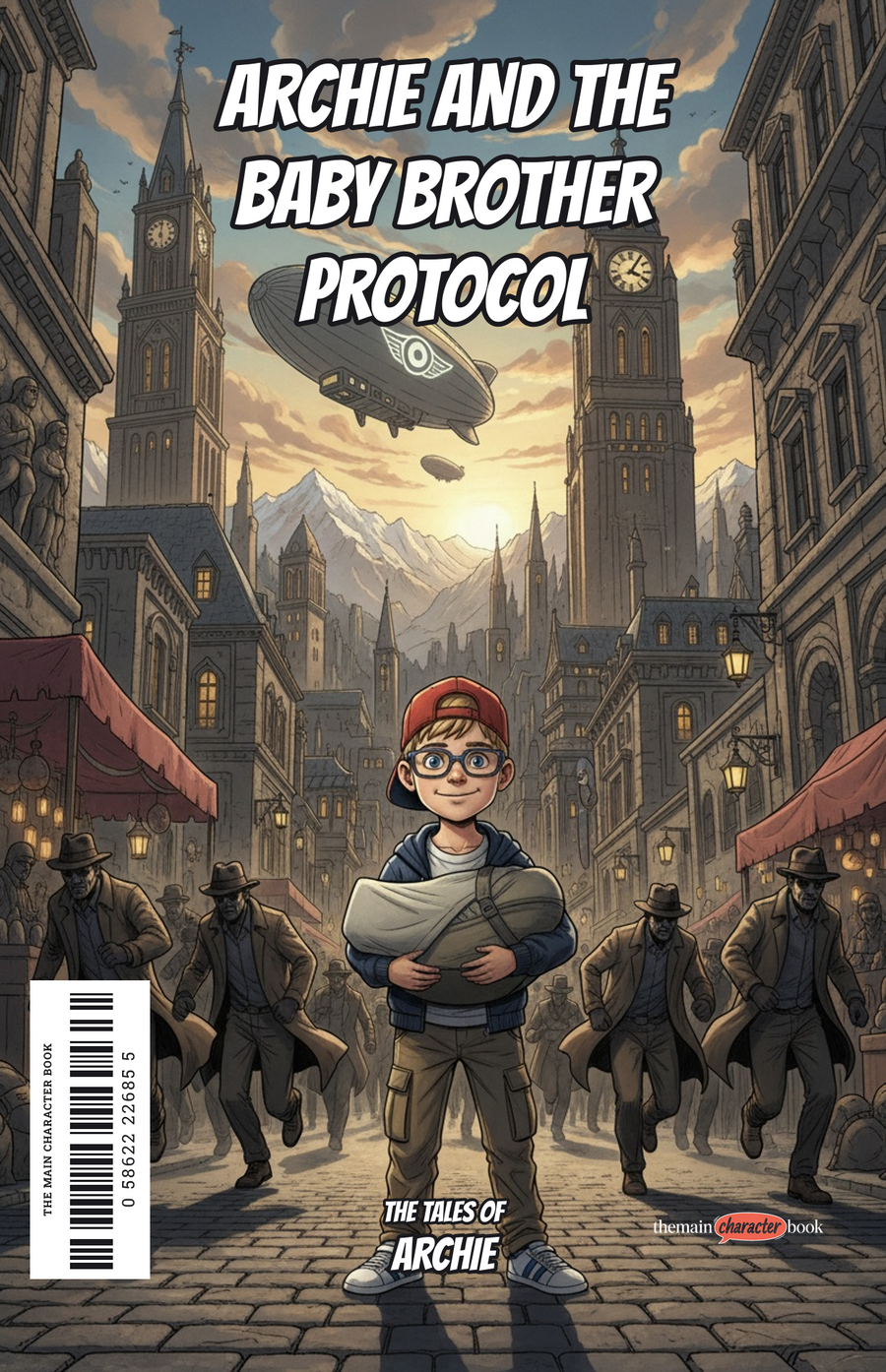 Archie and the Baby Brother Protocol — personalised front cover