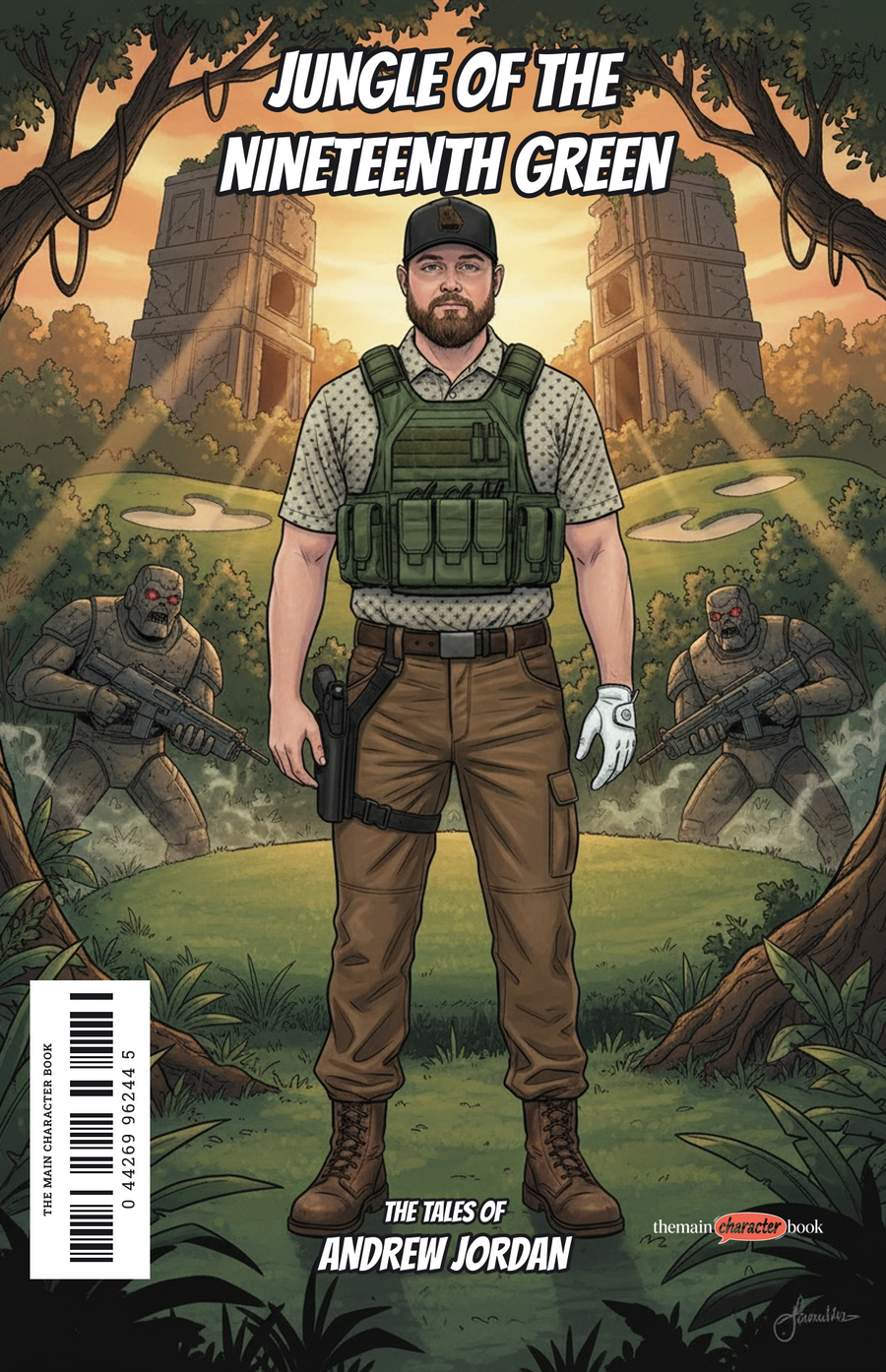 Jungle of the Nineteenth Green — personalised front cover