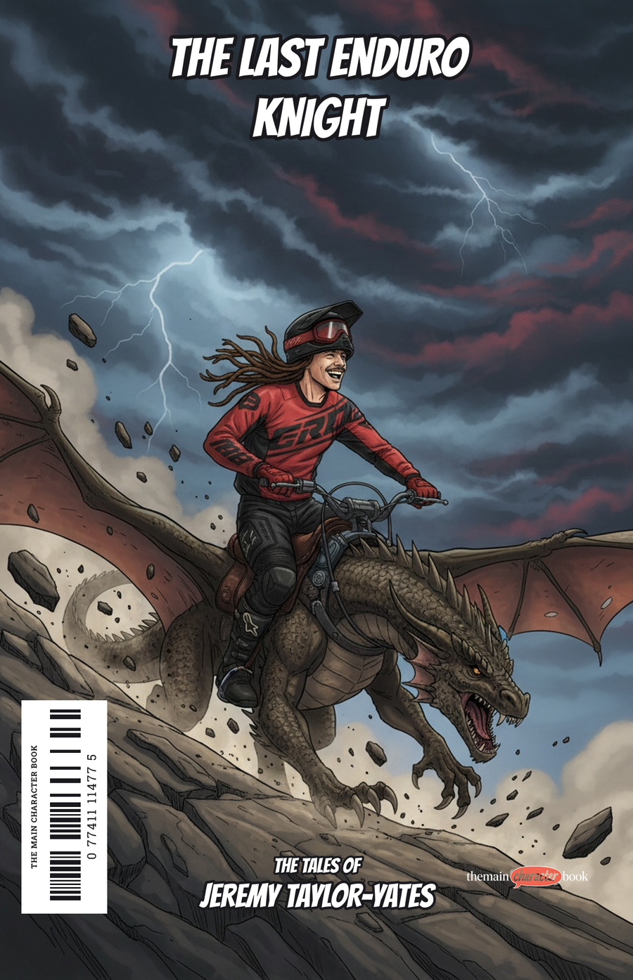The Last Enduro Knight — personalised front cover