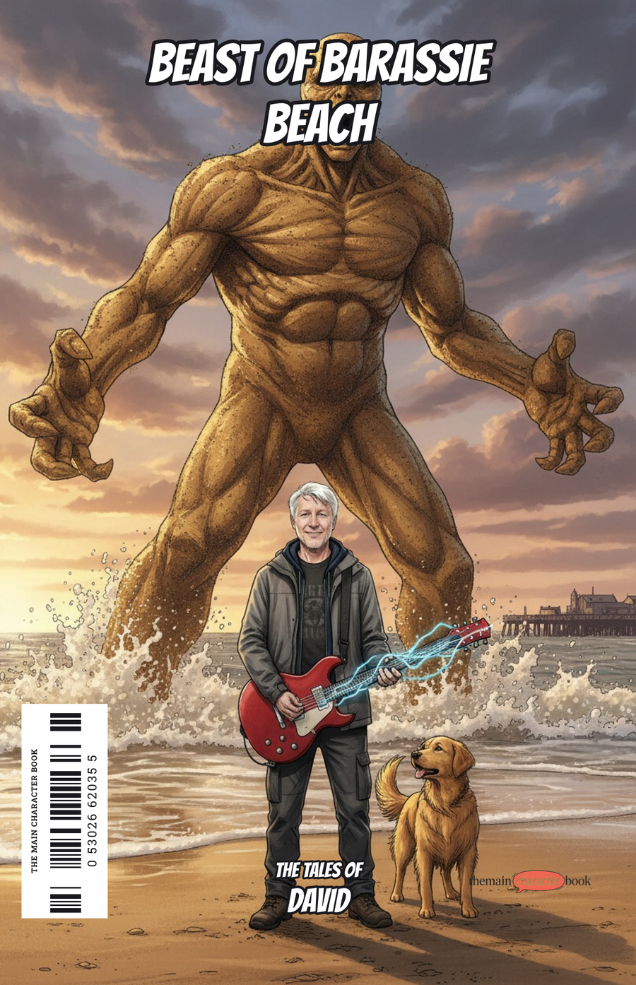 Beast Of Barassie Beach — personalised front cover