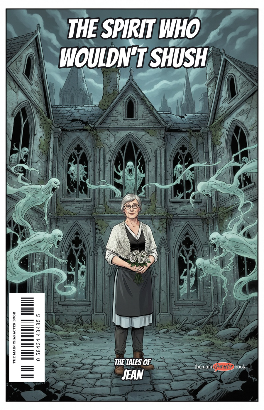 The Spirit Who Wouldn't Shush — personalised front cover