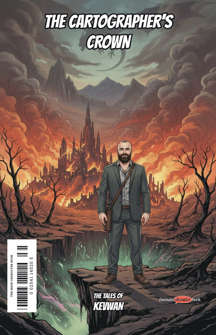 The Cartographer's Crown — personalised front cover