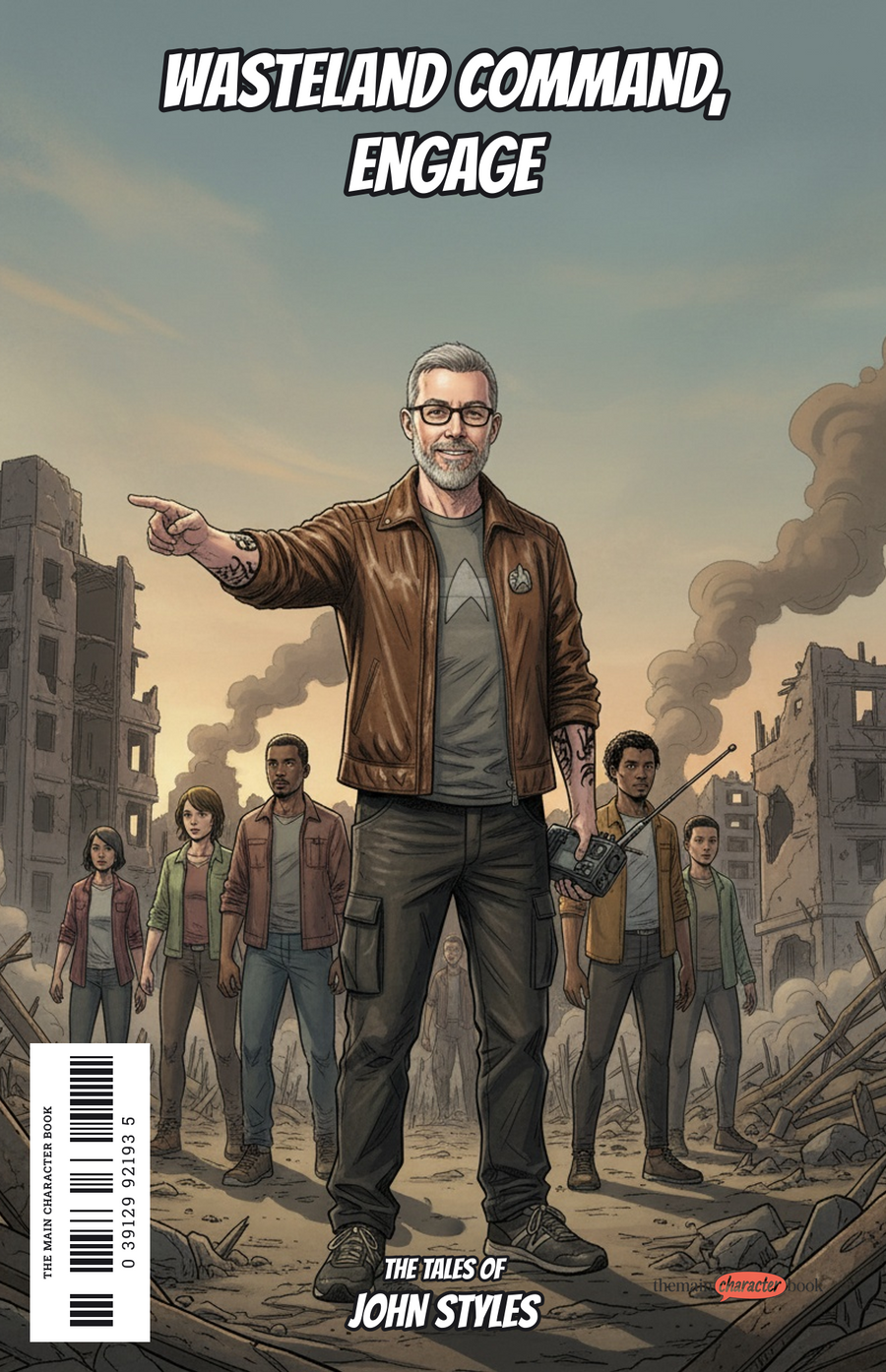 Wasteland Command, Engage — personalised front cover
