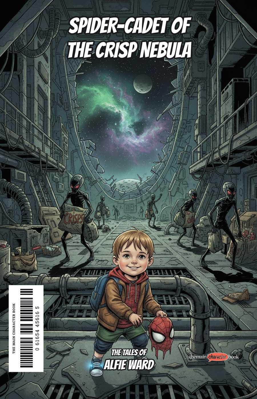 Spider-Cadet of the Crisp Nebula — personalised front cover