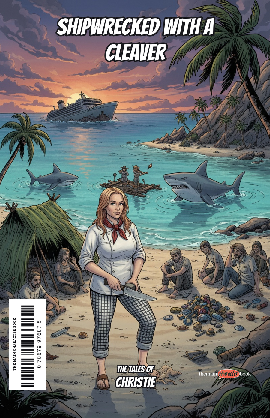 Shipwrecked with a Cleaver — personalised front cover