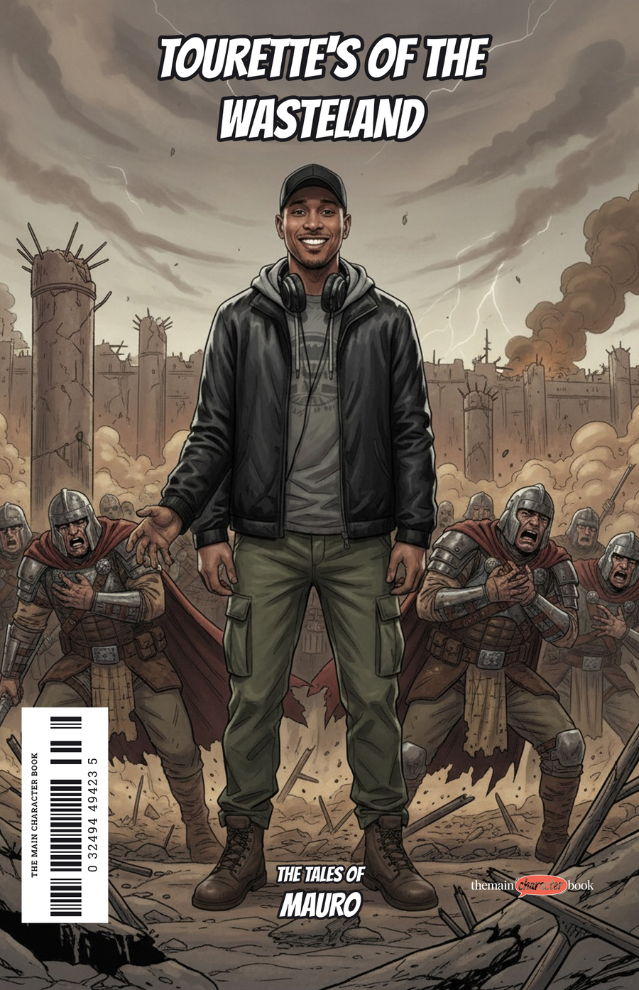 Tourette's of the Wasteland — personalised front cover