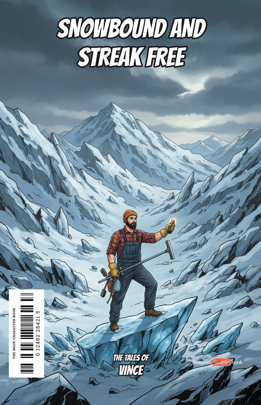 Snowbound and Streak Free — personalised front cover