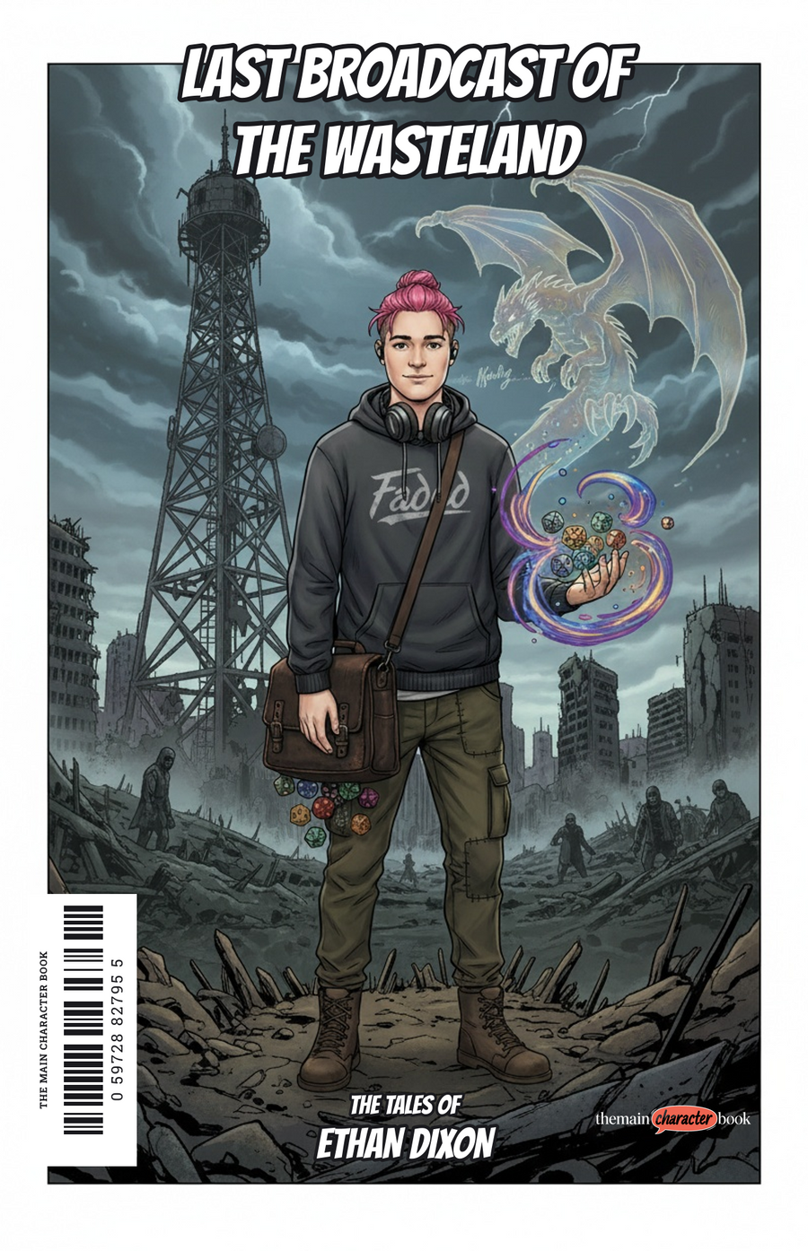Last Broadcast of the Wasteland — personalised front cover
