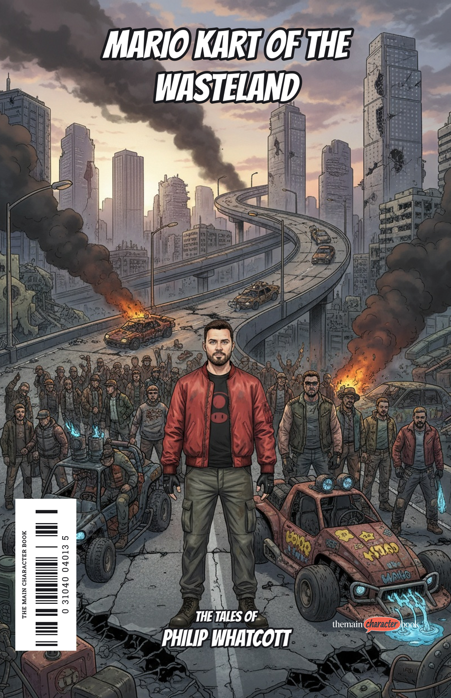 Mario Kart of the Wasteland — personalised front cover