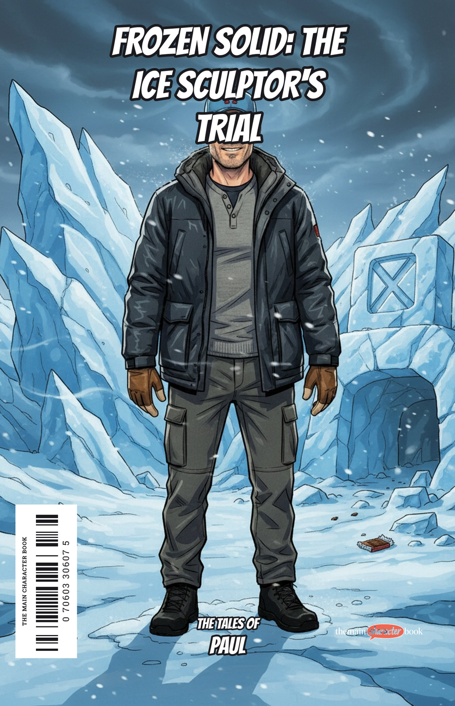 Frozen Solid: The Ice Sculptor's Trial — personalised front cover