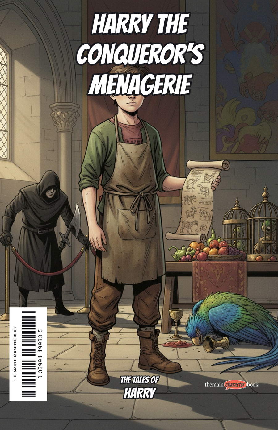 Harry the Conqueror's Menagerie — personalised front cover