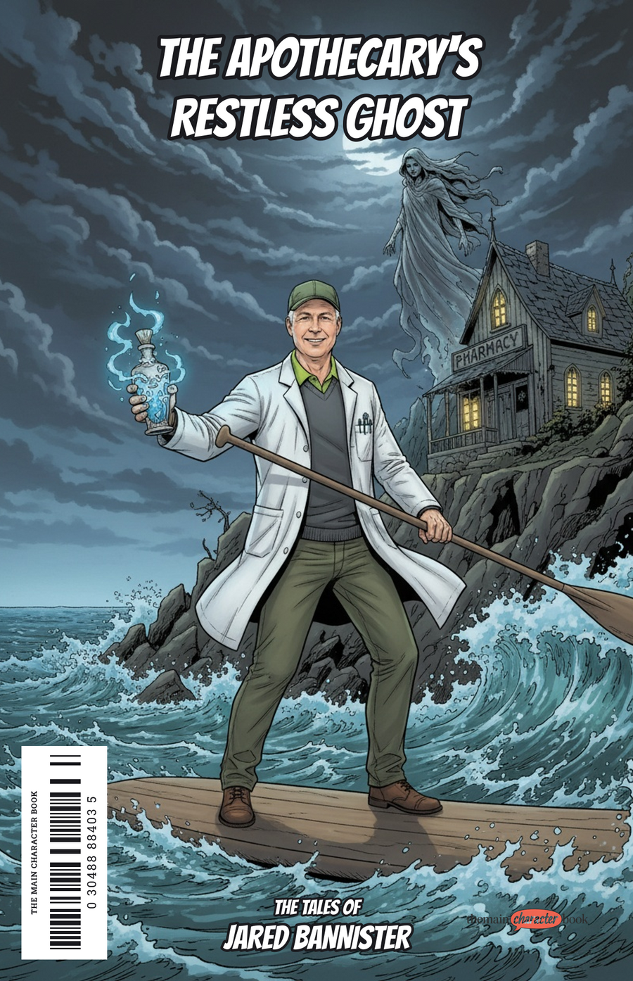 The Apothecary's Restless Ghost — personalised front cover