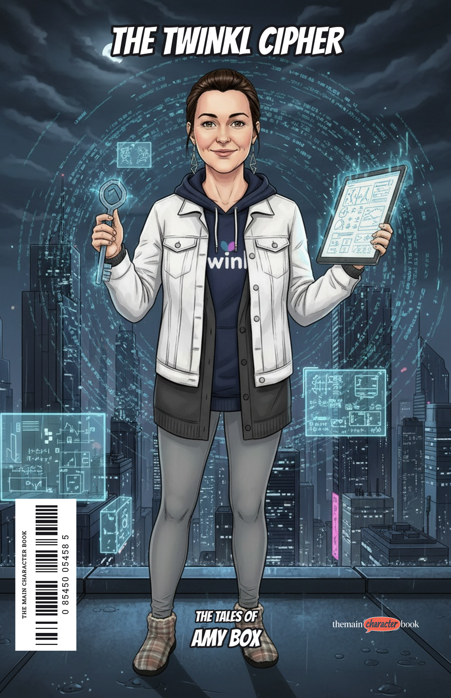 The Twinkl Cipher — personalised front cover
