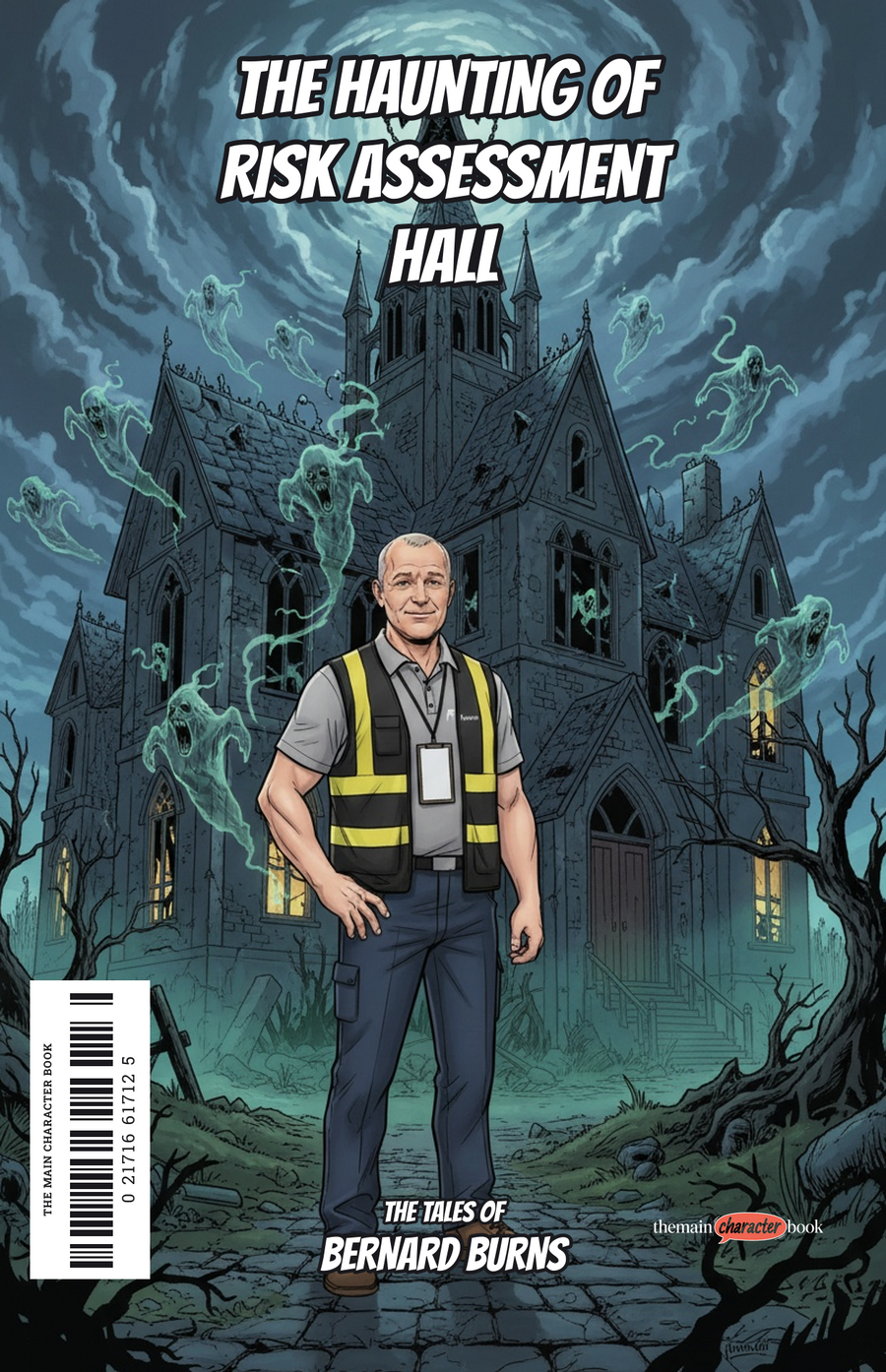 The Haunting of Risk Assessment Hall — personalised front cover