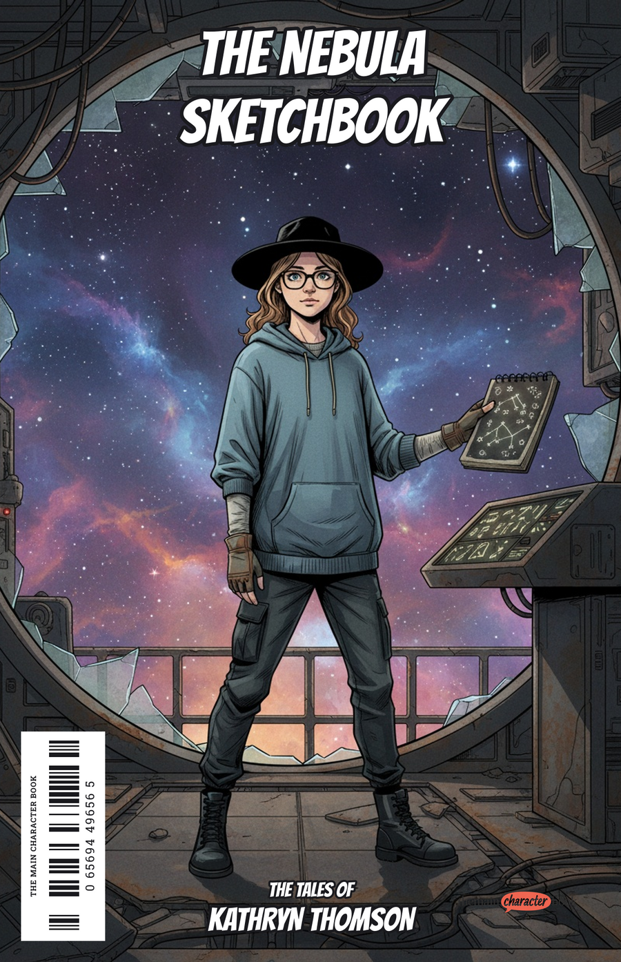 The Nebula Sketchbook — personalised front cover