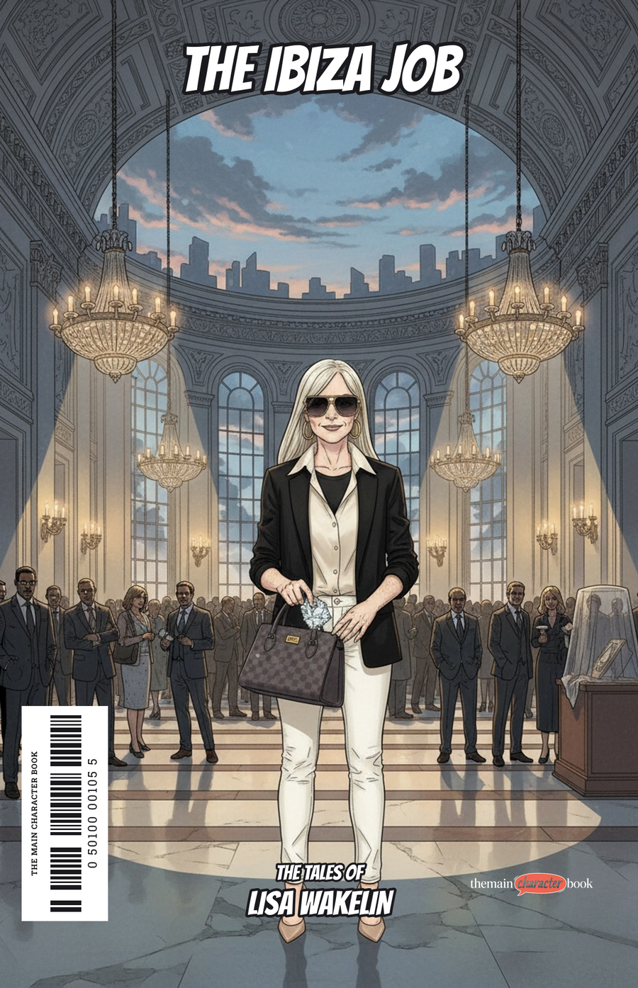The Ibiza Job — personalised front cover