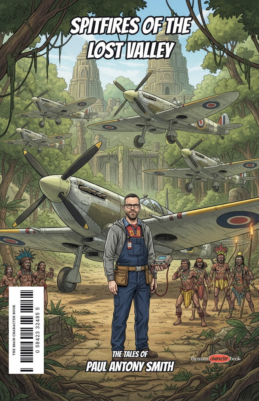 Spitfires of the Lost Valley — personalised front cover