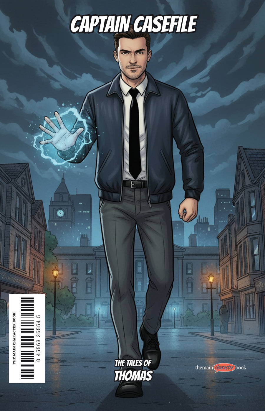 Captain Casefile — personalised front cover