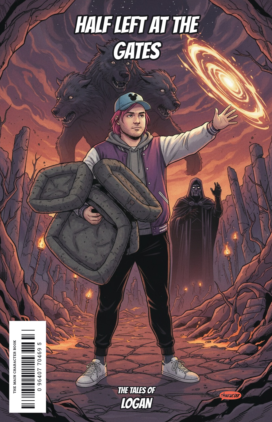 Half Left at the Gates — personalised front cover