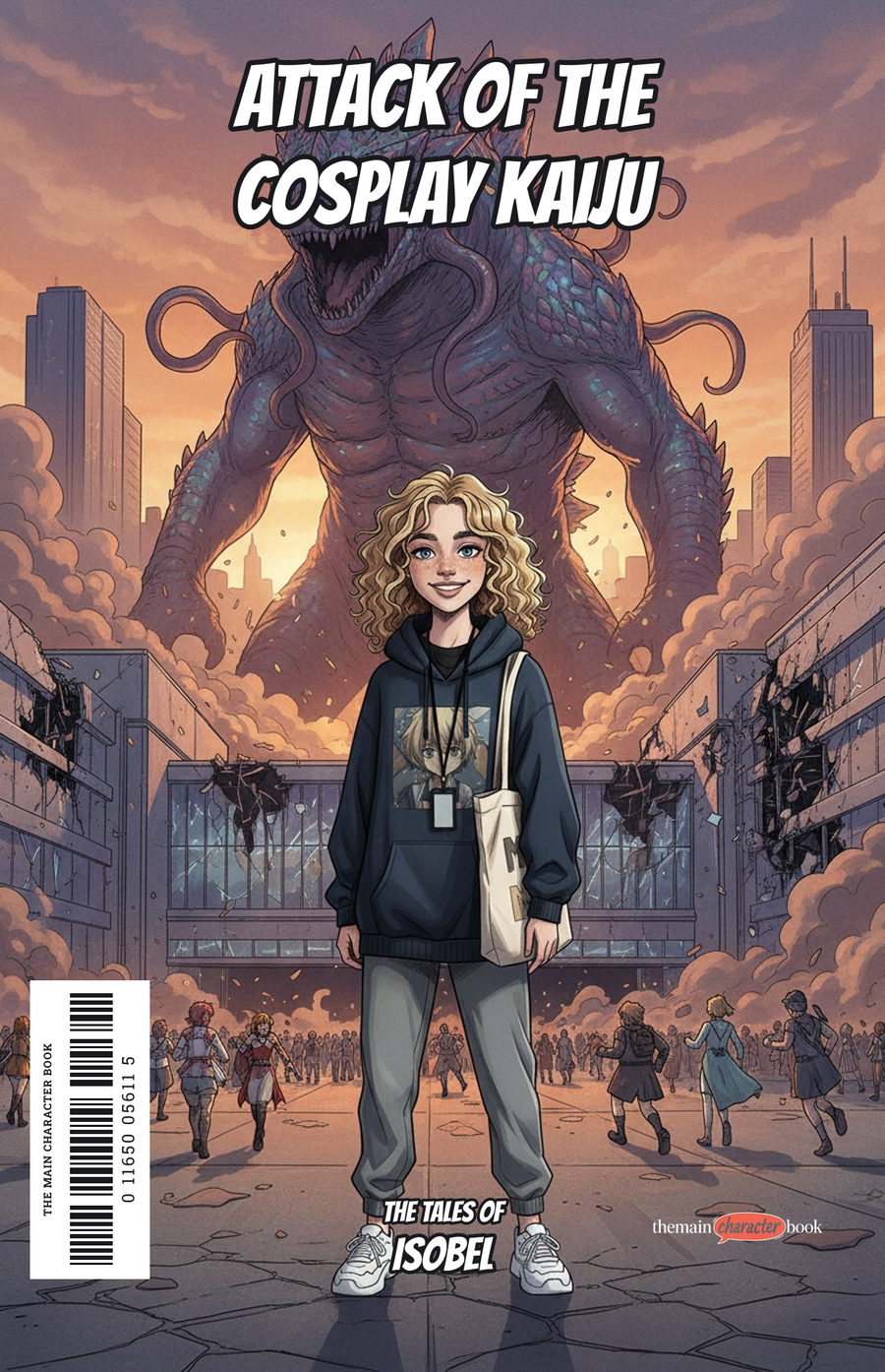 Attack of the Cosplay Kaiju — personalised front cover