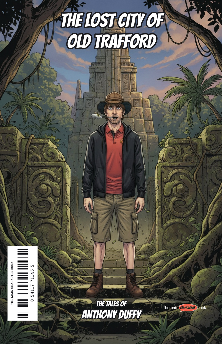 The Lost City of Old Trafford — personalised front cover