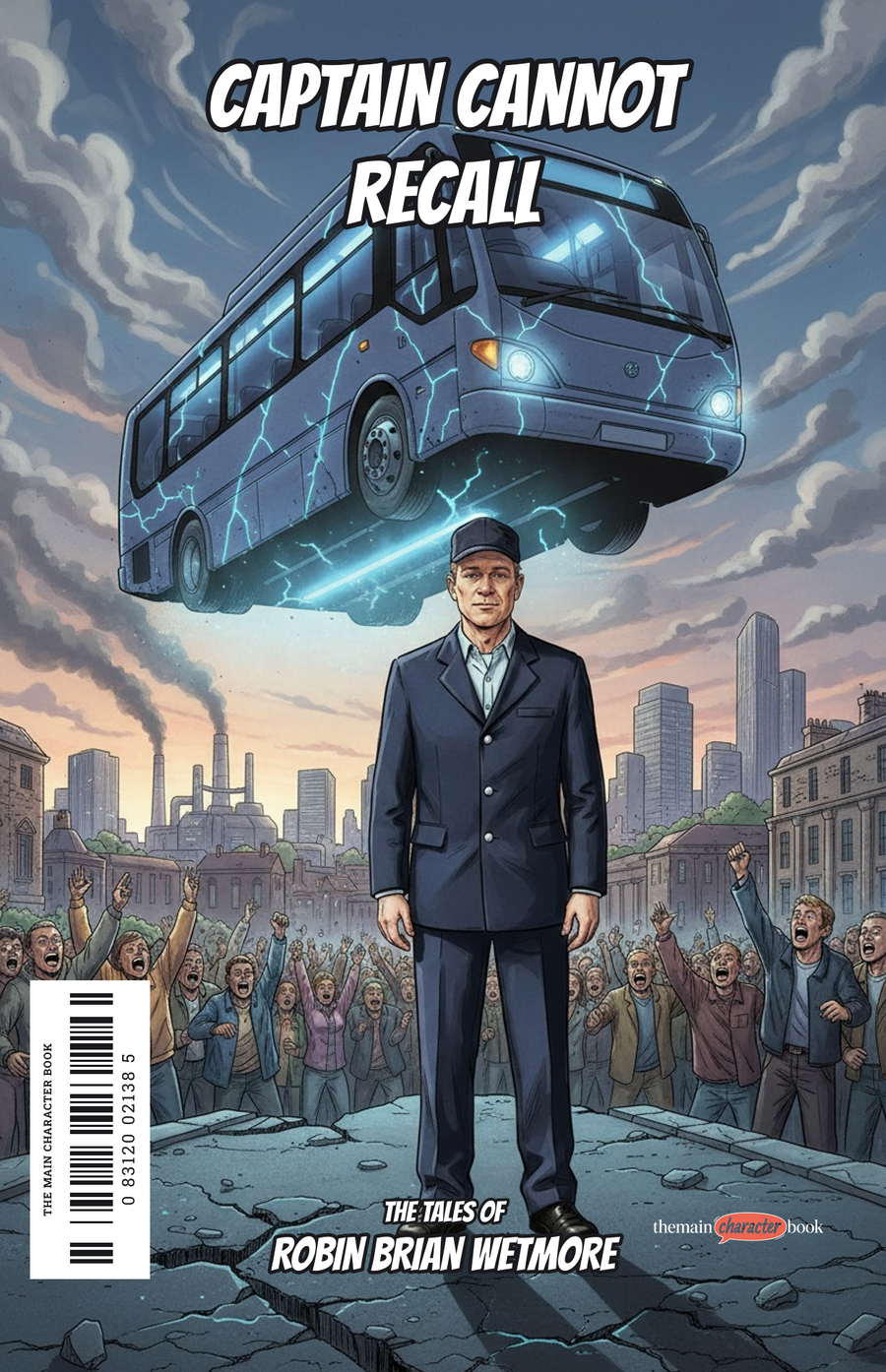 Captain Cannot Recall — personalised front cover